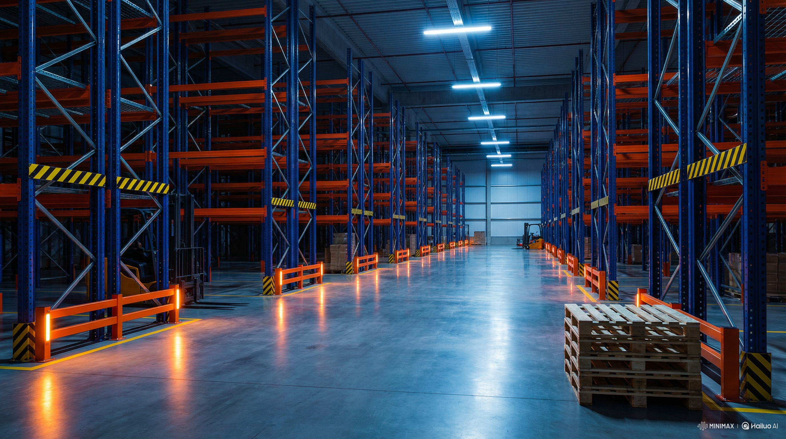 industrial warehouse racking system